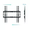 TooQ Wall Mount - 23" / 43" - Black - LP1070F-B