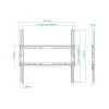 TooQ Wall Mount - 23" / 43" - Black - LP1070F-B