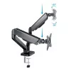 TooQ Desk Stand - 2 Screens - 17" / 32" - Black - DB5132TNR-B