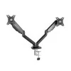 TooQ Desk Stand - 2 Screens - 17" / 32" - Black - DB5132TNR-B