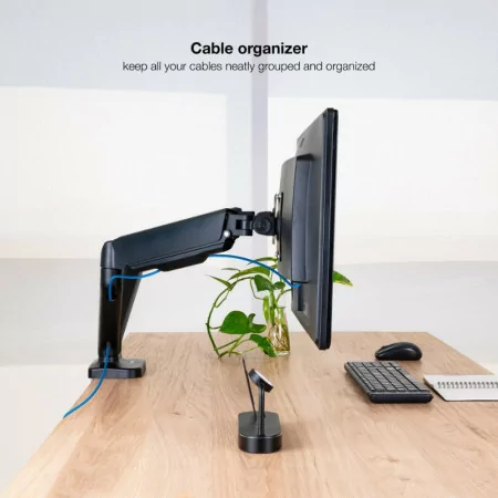 TooQ Desk Stand - 2 Screens - 17" / 32" - Black - DB5132TNR-B