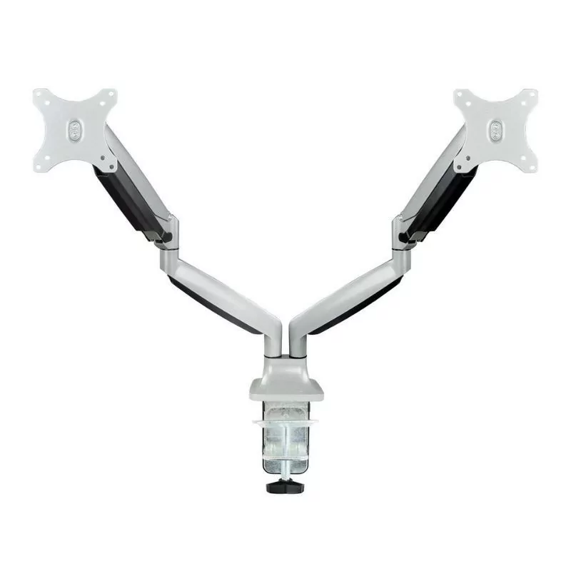 Suporte de Mesa Articulado TooQ - 2 Ecrãs - 13" / 32" - Prateado - DB3132TNR-S|TooQ|8433281007987 Suporte de Mesa Articulado TooQ - 2 Ecrãs - 13" / 32" - Prateado - DB3132TNR-S|TooQ|8433281007987