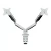 Suporte de Mesa Articulado TooQ - 2 Ecrãs - 13" / 32" - Prateado - DB3132TNR-S|TooQ|8433281007987