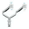 Suporte de Mesa Articulado TooQ - 2 Ecrãs - 13" / 32" - Prateado - DB3132TNR-S|TooQ|8433281007987