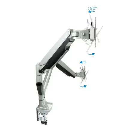 TooQ Hinged Table Stand - 2 Screens - 13" / 32" - Silver - DB3132TNR-S