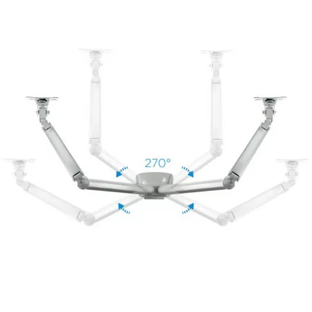 Suporte de Mesa Articulado TooQ - 2 Ecrãs - 13" / 32" - Prateado - DB3132TNR-S|TooQ|8433281007987