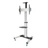 Suporte de Chão TooQ - 1 Ecrã - 37" / 70" - Inclinável / Giratório - FS1870M-B|TooQ|8433281007444