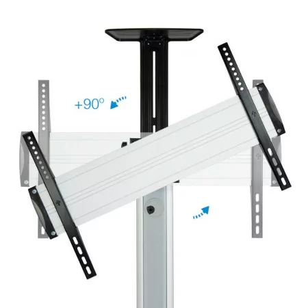 TooQ Floor Stand - 1 Screen - 37" / 70" - Tilt / Swivel - FS1870M-B