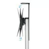 Suporte de Chão TooQ - 1 Ecrã - 37" / 70" - Inclinável / Giratório - FS1870M-B|TooQ|8433281007444