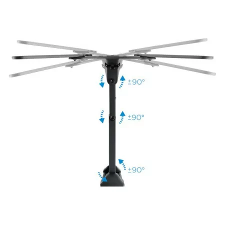 TooQ Articulated Wall Mount - 1 Screen - 23" / 55" - Black - LP6055TN-B