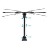 TooQ Articulated Wall Mount - 1 Screen - 23" / 55" - Black - LP6055TN-B