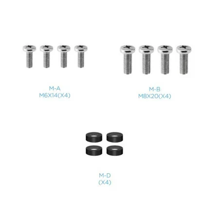 TooQ Articulated Wall Mount - 1 Screen - 23" / 55" - Black - LP6055TN-B
