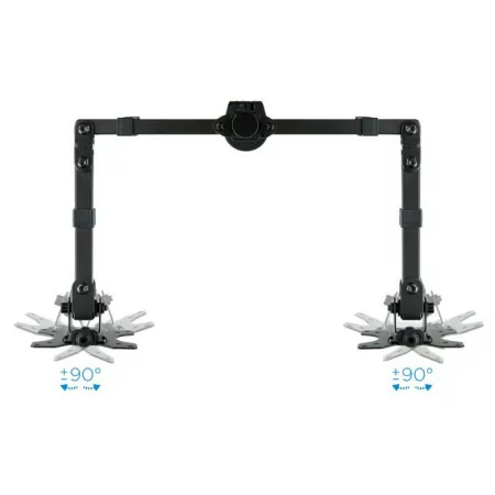 TooQ Desk Stand - 2 Screens - 13" / 32" - Black - DB1232TN-B