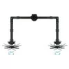 TooQ Desk Stand - 2 Screens - 13" / 32" - Black - DB1232TN-B