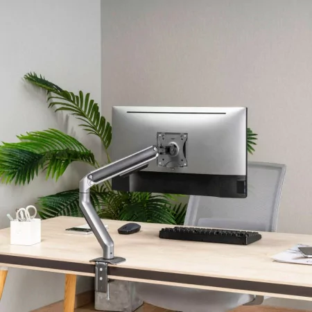 TooQ Desk Stand - 1 Screen - 17" / 32" - Gray - DB4032TNR-G
