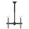 TooQ Extendable Ceiling Mount - 1 Screen - 37" / 70" - Black - LPCE1170TSLI-B