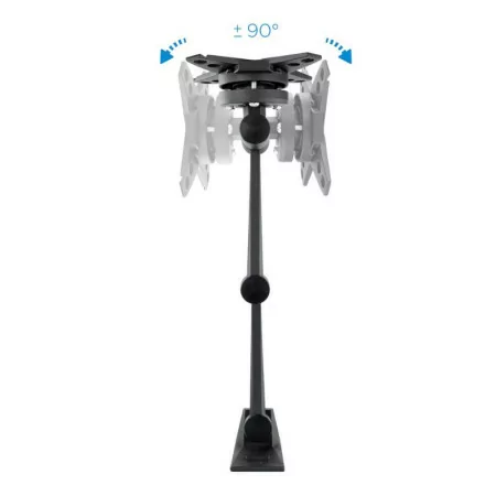 TooQ Hinged Wall Mount - 1 Screen - 13" / 27" - Black - LP2323TN-B