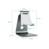 Suporte de Mesa TooQ - P/ Smartphone - Cinza - PH0001-G|TooQ|8433281008434