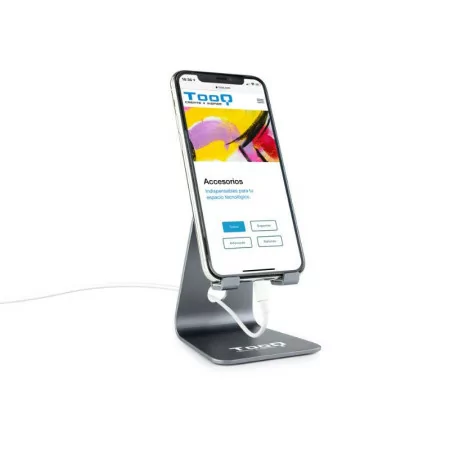 TooQ Desktop Stand - For Smartphone - Gray - PH0001-G