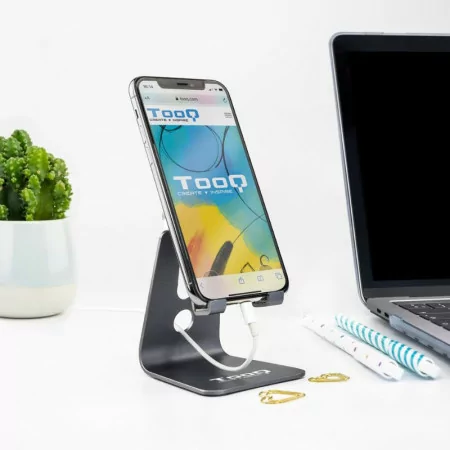 TooQ Desktop Stand - For Smartphone - Gray - PH0001-G
