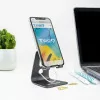 Suporte de Mesa TooQ - P/ Smartphone - Cinza - PH0001-G|TooQ|8433281008434
