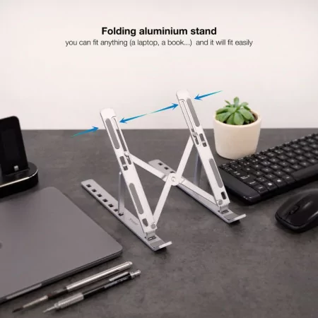 TooQ Table Stand - Silver - TQLRS0035-AL