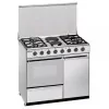 Meireles Gas Stove - 4 Burners - 59L - Stainless Steel - E 920 X