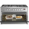 Meireles Stove - 5 Zones - 121L - Stainless Steel - E 910 X Natural