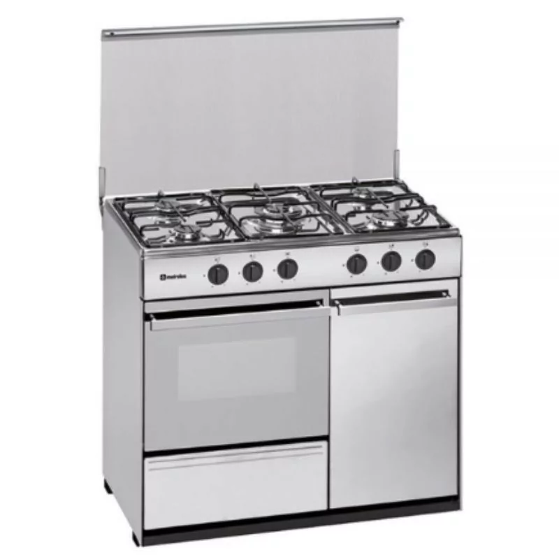 Meireles Gas Stove - 55L - 5 Burners - Stainless Steel - N 921 X Meireles Gas Stove - 55L - 5 Burners - Stainless Steel - N 921 X