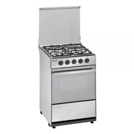 Meireles Gas Stove - 55L - 4 Burners - Stainless Steel - N 520 X NAT