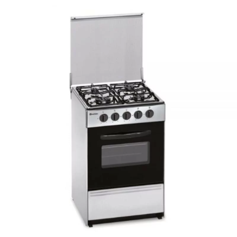Meireles Gas Stove - 55L - 4 Burners - Stainless Steel - N 510 X NAT