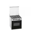 Meireles Gas Stove - 55L - 4 Burners - Stainless Steel - N 500 X NAT