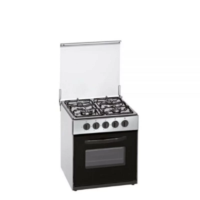 Meireles Gas Stove - 55L - 4 Burners - Stainless Steel - N 500 X