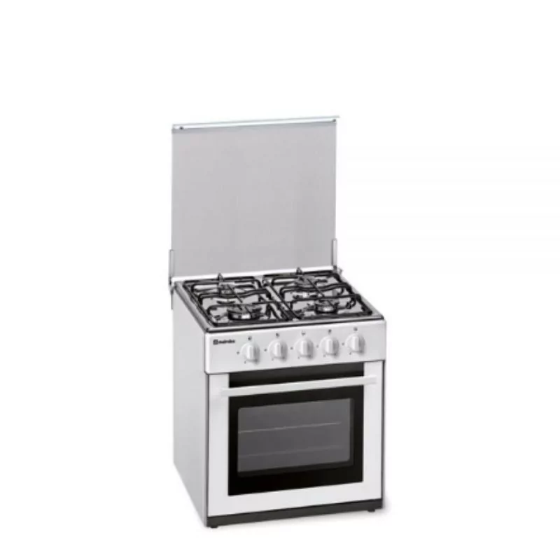 Meireles Natural Gas Stove - 55L - 4 Burners - Stainless Steel -N 500 W NAT