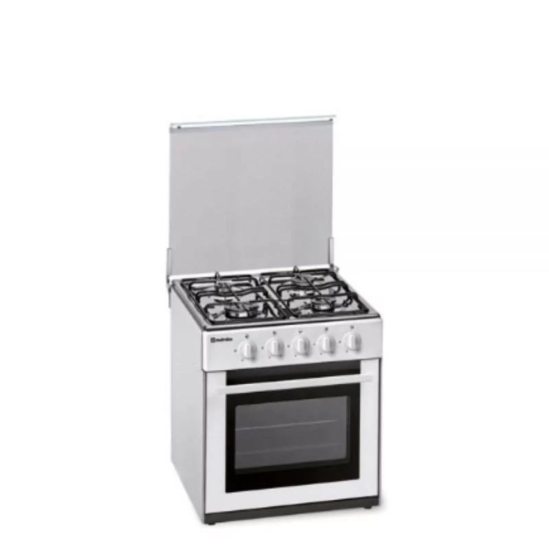Meireles Gas Stove - 55L - 4 Burners - Stainless Steel - N 500 W Meireles Gas Stove - 55L - 4 Burners - Stainless Steel - N 500 W
