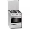 Meireles Gas Stove - 51L - 4 Burners - Stainless Steel - M 610 X NAT