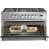 Meireles Gas Stove - 114L - 5 Burners - Stainless Steel - G 910 X