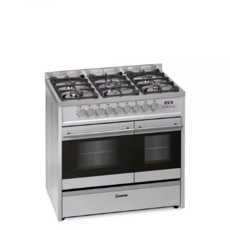 Meireles Mixed Stove - 121L - 5 Burners - Stainless Steel - E 916 X NAT Meireles Mixed Stove - 121L - 5 Burners - Stainless Steel - E 916 X NAT