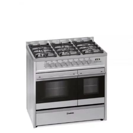 Meireles Mixed Stove - 121L - 5 Burners - Stainless Steel - E 916 X NAT