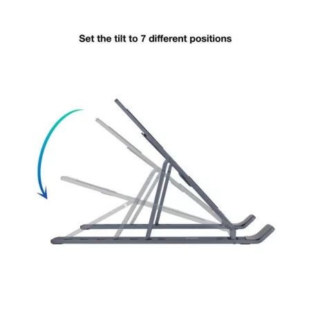 TooQ Lifting Stand - (For Laptops / Tablets / ...) - 11" / 15" - Gray - TQLRS0035-AL-G