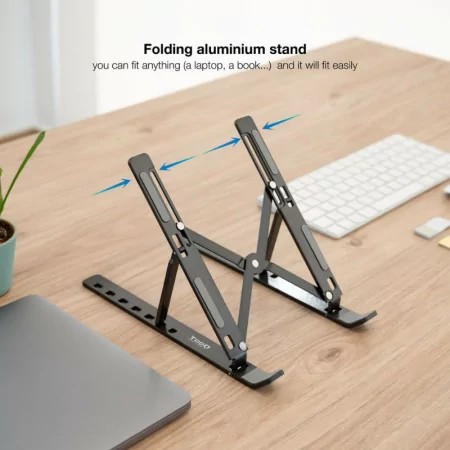 TooQ Lifting Stand - (For Laptops / Tablets / ...) - 11" / 15" - Gray - TQLRS0035-AL-G