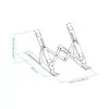 TooQ Elevating Stand - For (Laptops / Tablets / Books...) - 11" / 15" - Gray - TQLRS0033-AL