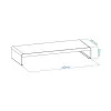 Lifting Stand - For Monitor / Laptop - Black - TQMR0121
