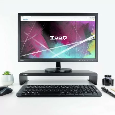 Suporte de Elevação - P/ Monitor / Portátil - Preto - TQMR0121|TooQ|8433281010246