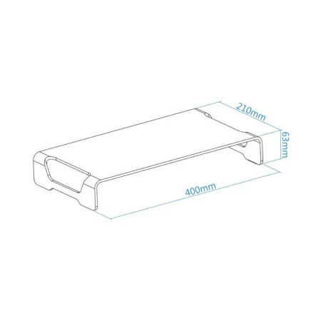 Lifting Stand - For Monitor / Laptop - White - TQMR0004
