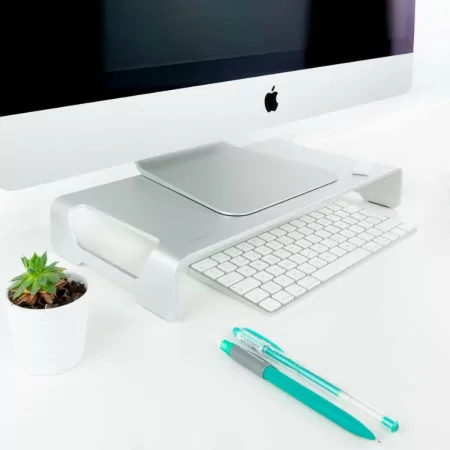 Lifting Stand - For Monitor / Laptop - White - TQMR0004