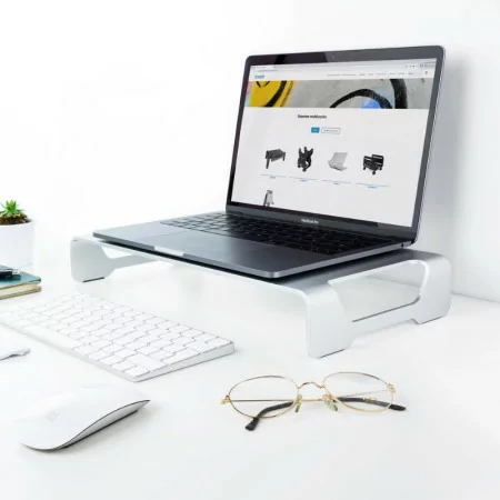 Lifting Stand - For Monitor / Laptop - White - TQMR0004