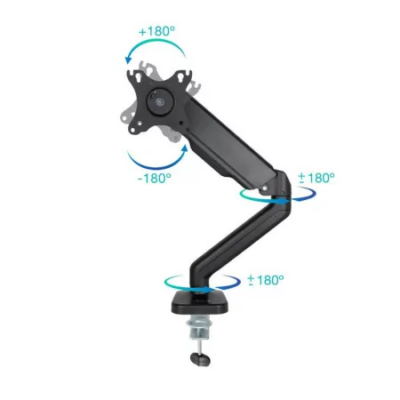 TooQ Table Stand - 17" / 32" - Black - DB5032TNR-B