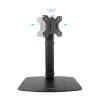 TooQ Table Stand - 17" / 27" - Black - DB1127TN-B