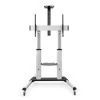 Suporte de Chão TooQ - C/ Rodas - 60" / 100" - Alumínio - FS20300M-B|TooQ|8433281012226